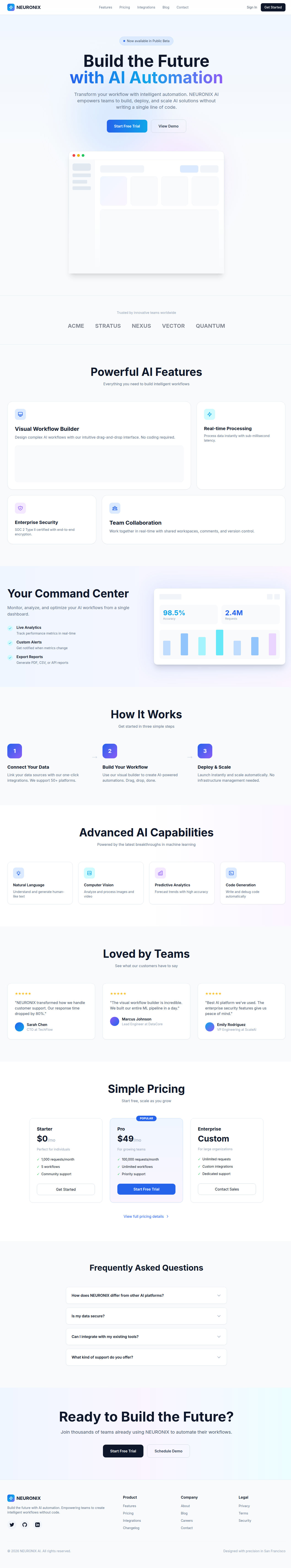 NEURONIX Template